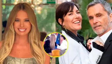Laura Huarcayo vivi� inc�modo momento con Stephanie Salas, novia de Humberto Zurita.