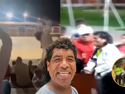Cachay pas� terrible momento tras ser empujado por asistente y sujeto fue detenido.