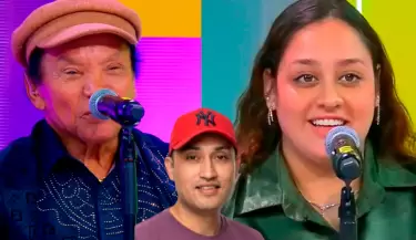 Melcochita quiere ganarse la confianza de su suegro.