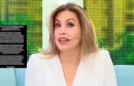 Milett Figueroa tomar� medidas legales tras ataques contra ella y su familia: "Decid� poner un l�mite"