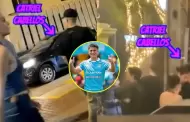 Futbolista de Sporting Cristal, Catriel Cabellos, es captado de fiesta con dos mujeres y se esconde en auto