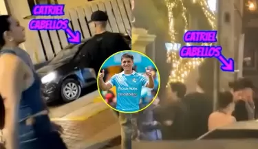 Catriel Cabellos es captado con dos mujeres en plena crisis de Sporting Cristal.