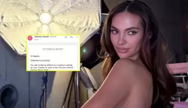 Natalie V�rtiz emociona al revelar que fue convocada al casting de Victoria's Secret.