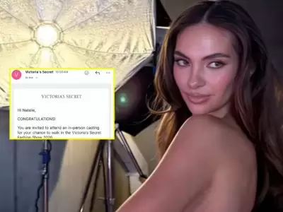 Natalie V�rtiz emociona al revelar que fue convocada al casting de Victoria's Secret.