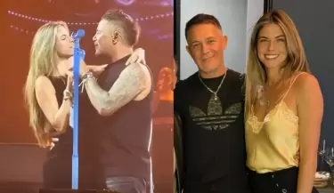 Alejandro Sanz y Stephanie Cayo enamoran al cantar juntos "Coraz�n part�o" en 'Las Vegas'.