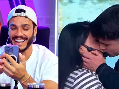 Mario Irivarren se pronunci� sobre el beso de su expareja Onelia Molina y Kev�n D�az.