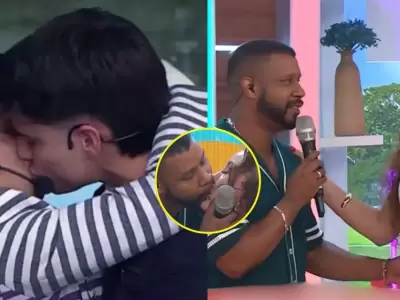 Janet Barboza y 'Giselo' causan revuelo tras apasionada recreaci�n del beso de Onelia y Kevin D�az.