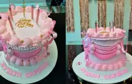 Tortas "Lo de Jochi" sorprendi� con espectacular pastel durante cumplea�os en Karibe�a