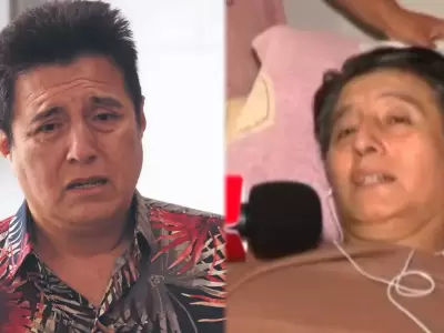 Roly Ortiz se emociona al volver a casa tras amputaci�n de pierna.