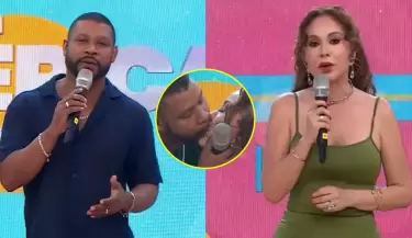 Janet Barboza expone enojo de su pareja tras beso con Edson D�vila.