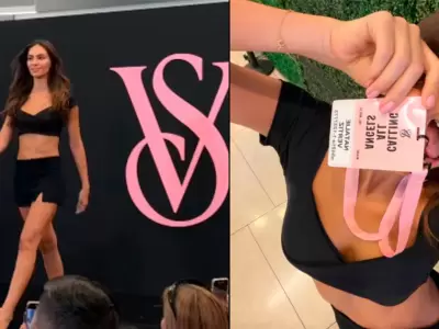 Natalie V�rtiz pas� el casting de Victoria's Secret en Miami.