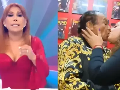 Magaly arremete contra "boda ancestral" de Melcochita y Heidy Amado.